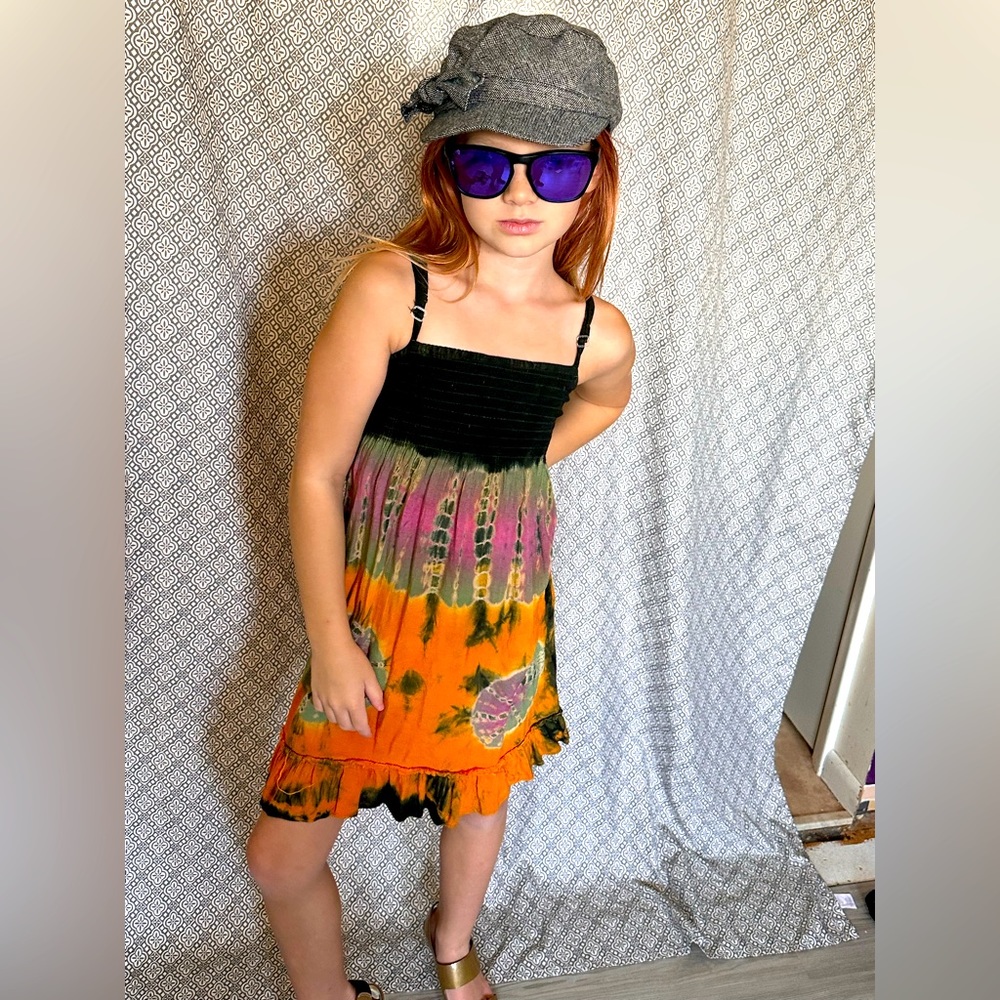 Girls dress adjustable straps